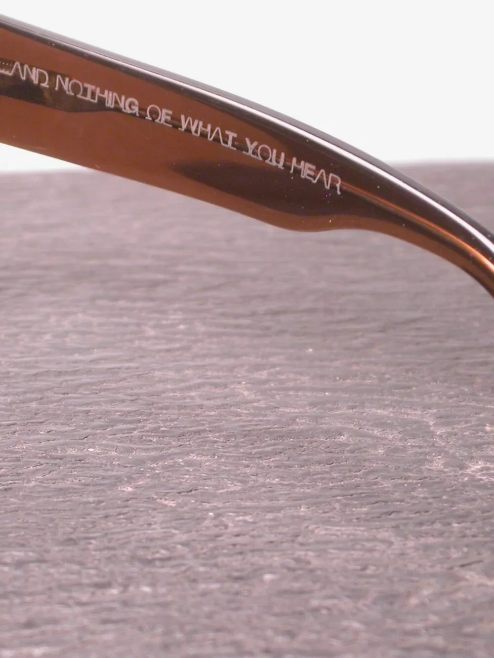 Authentic Colab Amber Clear Bold Sporty Sunglasses
